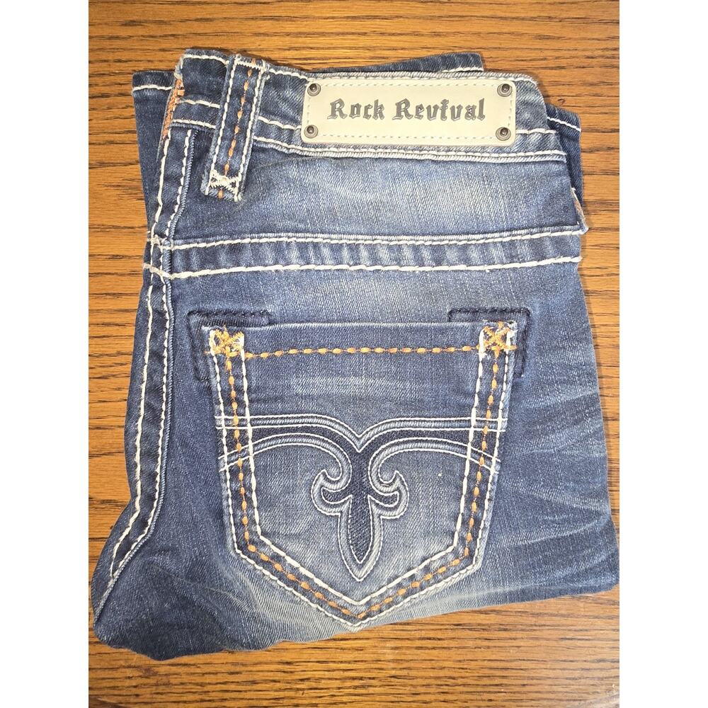 Womens Rock revival Jeans Size 26 / Lydia Straight /35' Inseam
